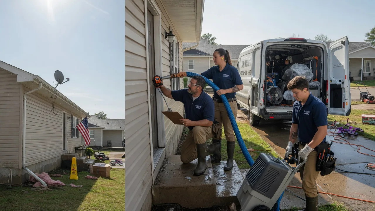 Ceiling Water Damage Restoration in Foster, OK near me